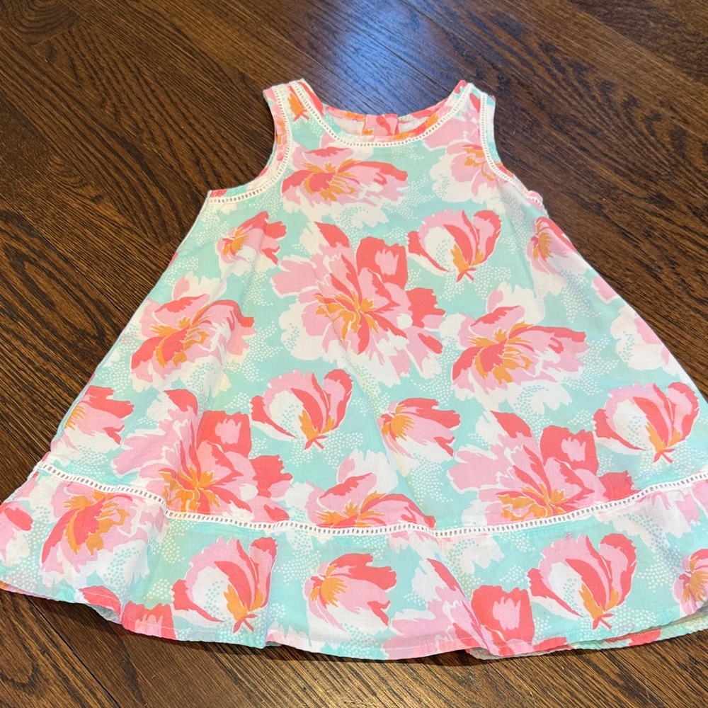 Maggie & Zoe Floral Pink and Blue Casual Dress